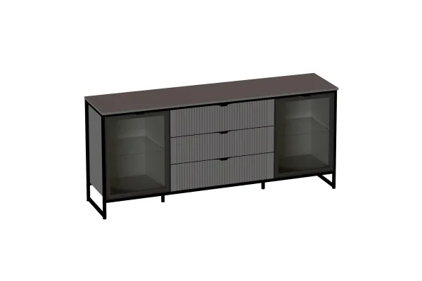 Модульная гостиная "Нора" композиция #3 Графит